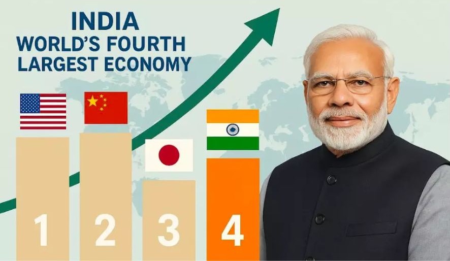भारत की 4 ट्रिलियन डॉलर अर्थव्यवस्था: एक ऐतिहासिक उपलब्धि और भविष्य की चुनौतियां