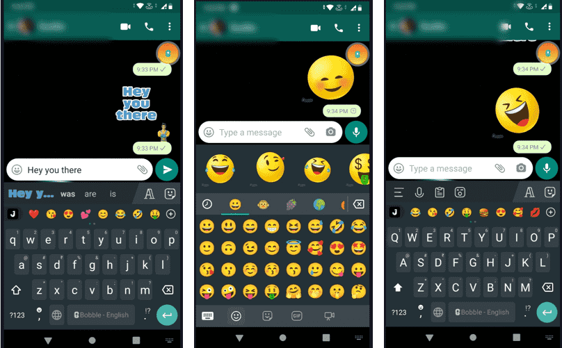 How to locate the emoji timestamp on WhatsApp