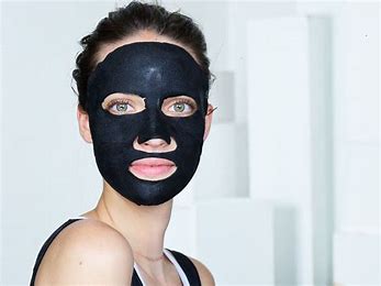 Charcoal face mask sheet
